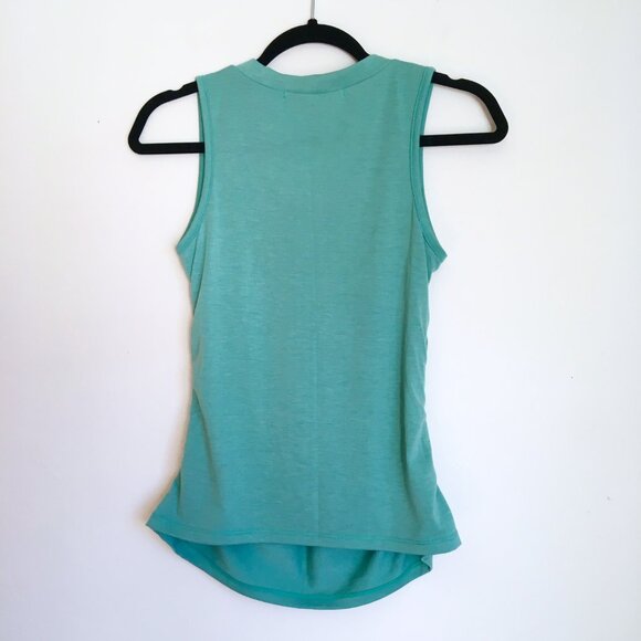 American Rag Teal Ruched Tank Top - Picture 2 of 7